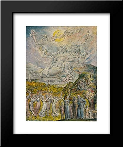 A Sunshine Holiday 20x24 Framed Art Print by William Blake