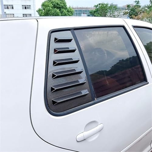 Kits de carrocería para Golf 4 MK4: rejilla de ventana trasera triangular negro brillante 4