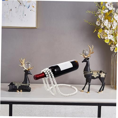 Soporte para Botellas de Vino de Hierro para Escritorio miniatura 3