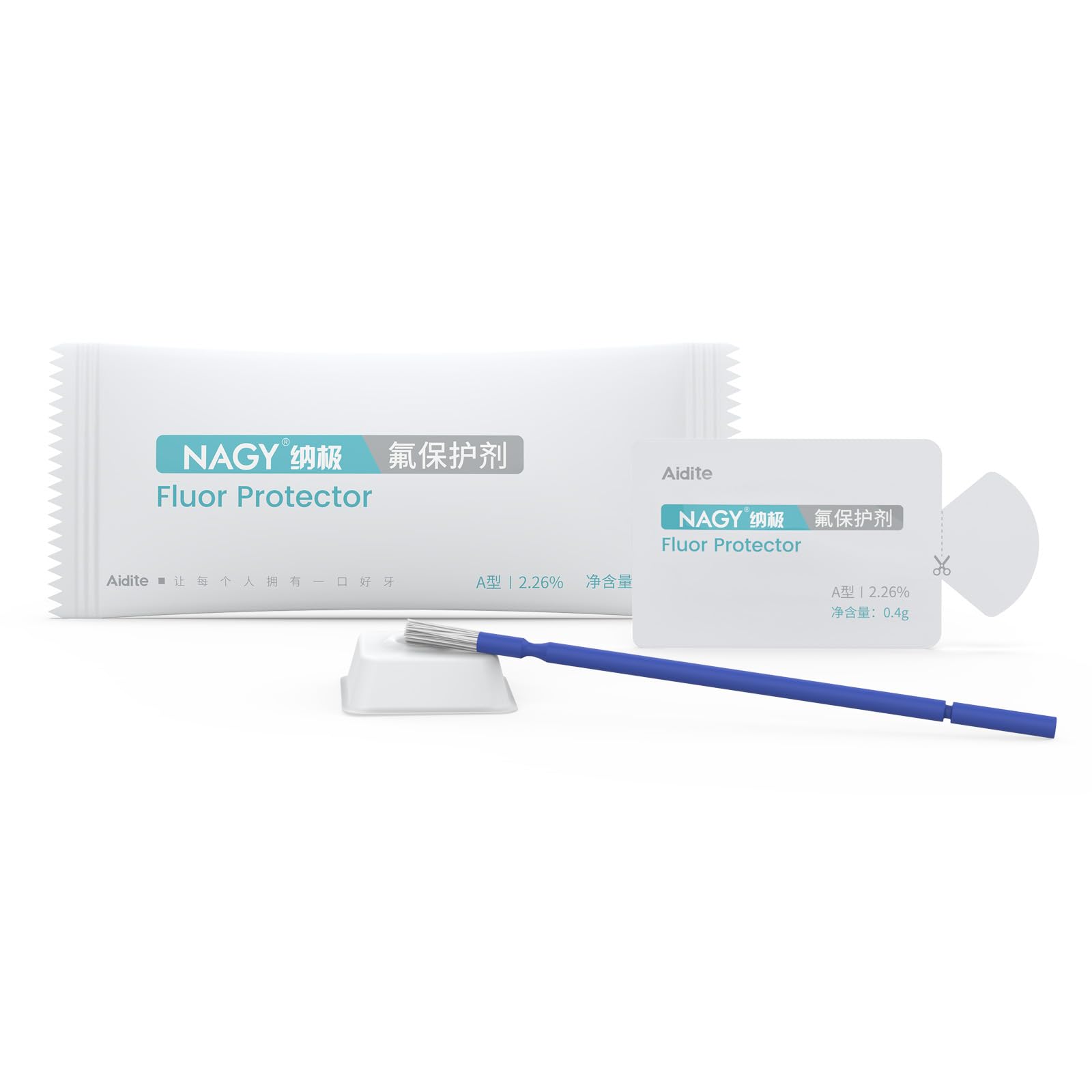 Fluorid-Lackgel, 0,4 ml, Fluor-Schutz, Hohlraumprävention (20 Stk)