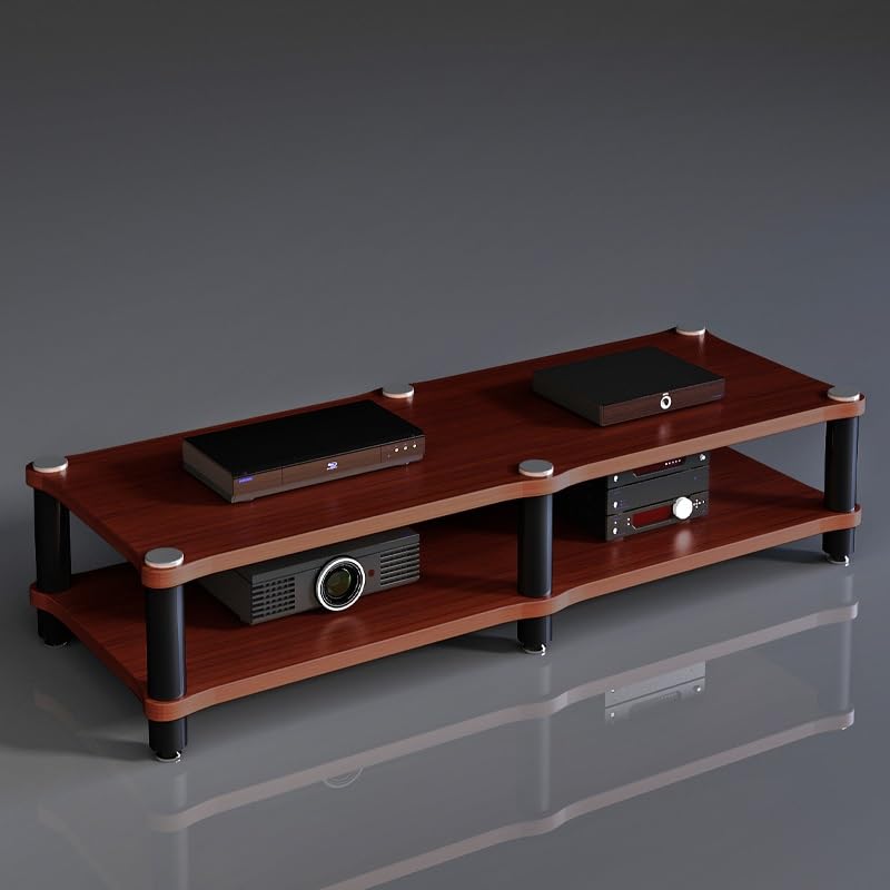 Mueble estante AV resistente moderno para televisión, estéreo y consolas