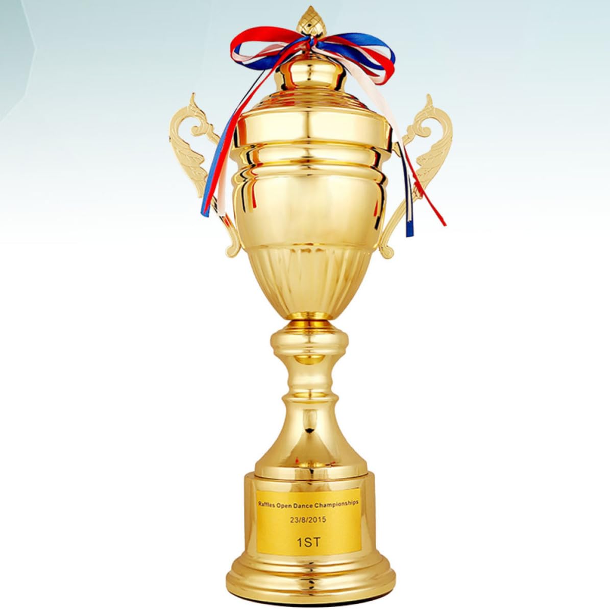 Trofeo Copa de Premio de Metal de 42cm Dorado Diseño Creativo para Ceremonia de Entrega de Premios en Escuelas Primarias