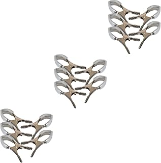 ibasenice 15 Pcs Sax Spacer Clips Woodwind Instrument Clip Wind Instrument Tool Clip for Sax Repairing Restorer Tool Sax Replacement Part Flute Plugs Utensils Oboe Stainless Steel Material