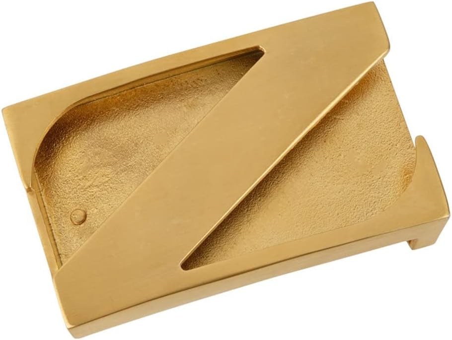 Stainless Steel Belt Buckle Men's Big Z Letter