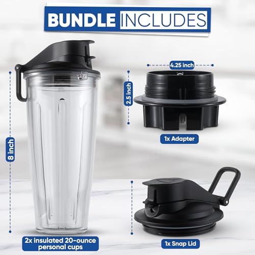 Adaptador y vasos personales para licuadoras Vitamix Classic miniatura 4