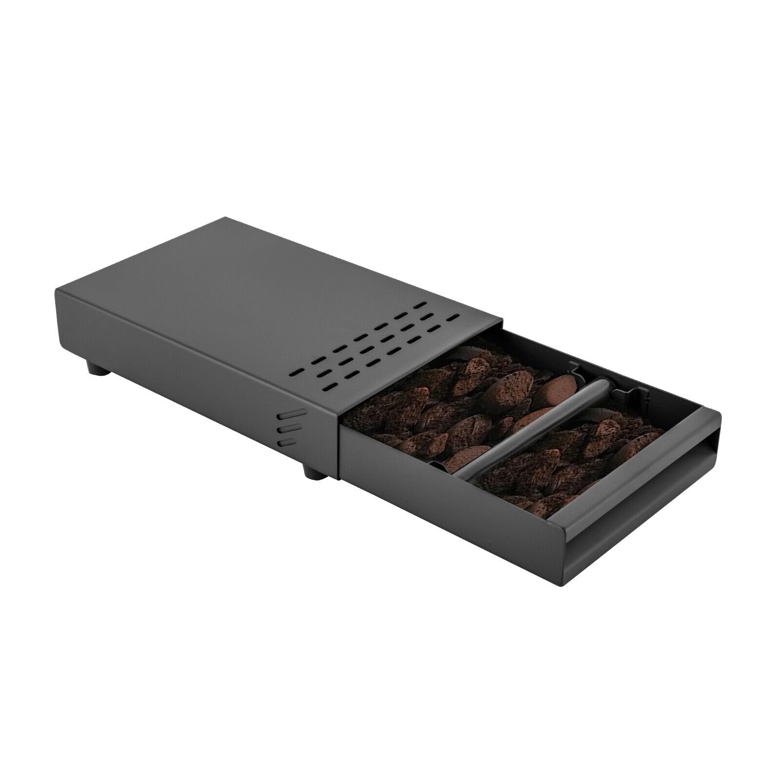 Battitacco Per Caffè In Acciaio Inox – Secchiello Per Fondi, Capiente, Lucido E Facile Da Pulire, Da 26,5x16x10 Cm