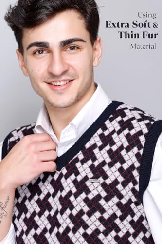 Image of GODFREY Half Sweater for Man Winter Pullover - Sleeveless Men Sweaters