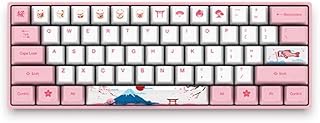 Epomaker AKKO 3068 68-Key Cherry MX Switch/Gateron Switch World Tour Tokyo Bluetooth Mechanical Keyboard with PBT Keycaps (Cherry Red Switch, 61 Keys)