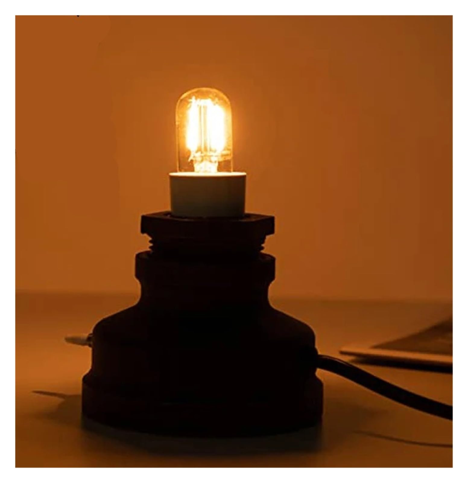 Bombillas LED Retro E17, 110 V, T20, 2 W, Regulables, tubulares, Tipo ampolla, lámpara de Sal, luz de Lava, Bombilla de filamento LED de Repuesto