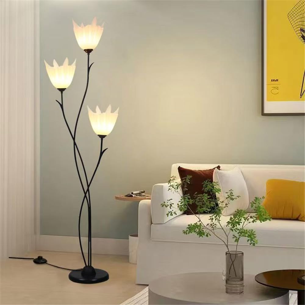 Nowoczesna lampa podłogowa do salonu Nordic Creative Art Family Study Bedroom Hotel Villa Office LED Obok sofy Dekoracyjne oświetlenie stojące (Styl 21)