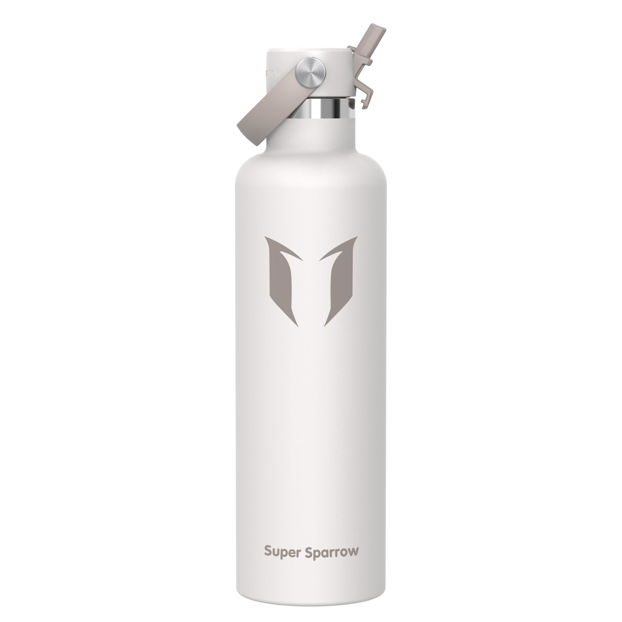 Sparrow Insulated Water Bottle 1.2L - FlipFlow Metal Water Bottles with Straw Lid - BPA Free - Leakproof Stainless Steel Flask for Hiking, Camping, Adventure