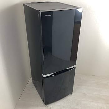 美品 2ドア冷蔵庫 東芝 GR-M15BS-K Amazon.co.jp: GR-M15BS-K(ピュアブラック) 2ドア冷蔵庫 右開き
