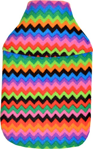 Vagabond Bags Zig Zag Hot Water Bottle and Cover, 2 Litre