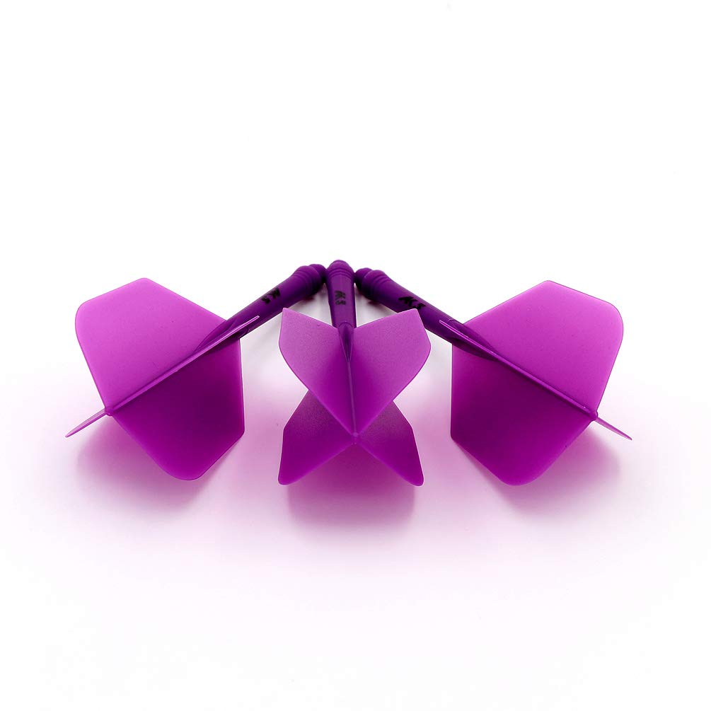 CUESOUL ROST Integrated Dart Shaft and Flights,big wing shape,Set of 3, All Purple, CSAK-54YS - Image 8