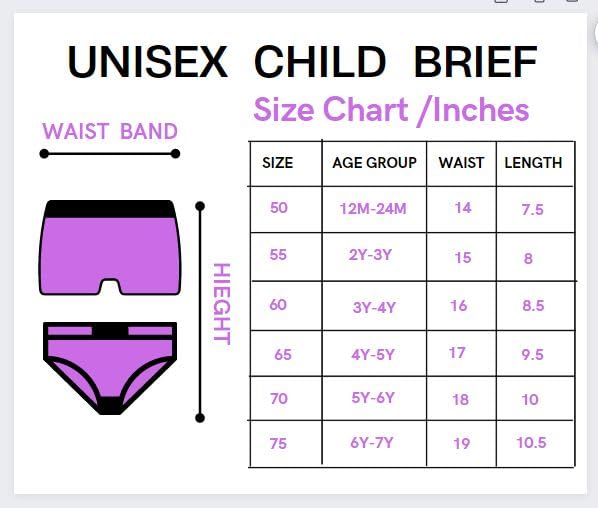 Everking Kids Soft Cotton Panties/Briefs Innerwear Combo/Unisex Multicolour Boys and Girls Drawer(Pack of 12) 2