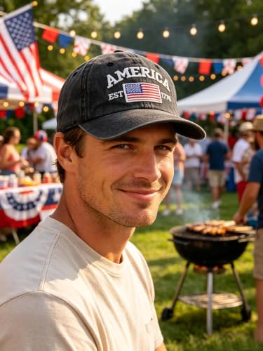 Image of USA Canada Italy Australia Argentina Brazil England France Colomabia Germany Mexico Spain Adjustable Flag Hats for Men Women