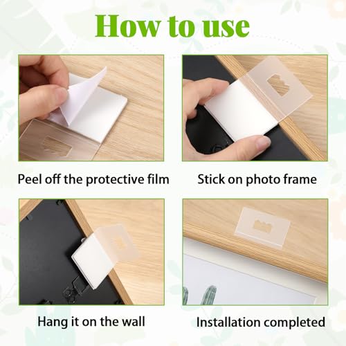 Image of 30 Pack Adhesive Picture Hanger, Sawtooth Picture Hangers No Nail Foamboard Hangers for Photos Mat Art Maps Mat Boards Posters