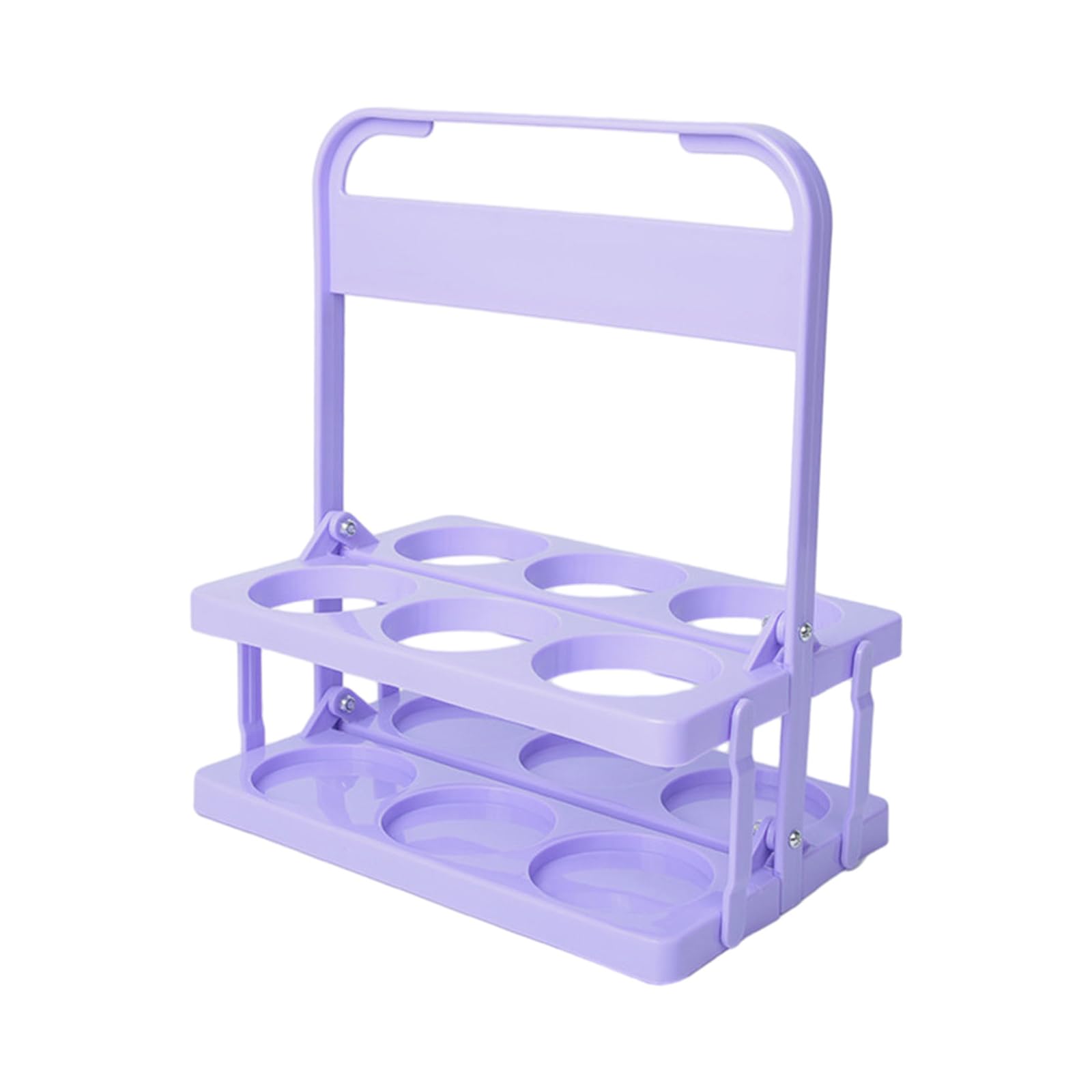 LiRRvb Foldable Rack Portable Rack Basket Folding Holder Bottle Carrier for Picnics and Camping Bottle Holder