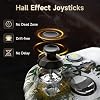 EasySMX X15 PC Controller - Enhanced Wireless Bluetooth Controller with Hall Joysticks/Hall Triggers/RGB Lighting - No Stick Drift, No Dead Zone - Work for Windows PC, Android, Steam and Switch