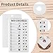 MEMORY FISH 2 Pieces Chore Chart for Multiple Kids,Portable Chore Chart Memo Plastic Board,Checklist Board Detachable Reusable Planner Board for Home Reminder Tool,Daily to Do List,4.7x7.9 Inch