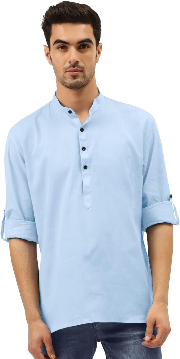 Gauri Laxmi Enterprise Men's Cotton Blend Regular Shirt