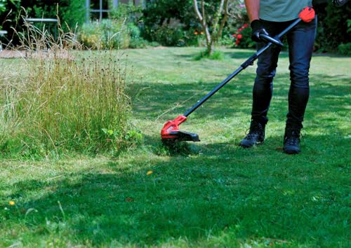Image of SKIL LT4823B-10 PWR CORE 20 Brushless 20V 13'' String Trimmer Kit, Includes 4.0Ah Battery and Charger, Red