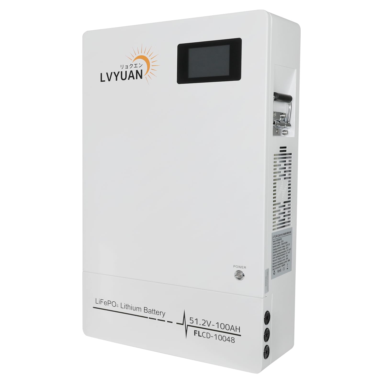 Amazon.co.jp: LVYUAN 100Ah 51.2V リン酸鉄リチウムイオンバッテリー