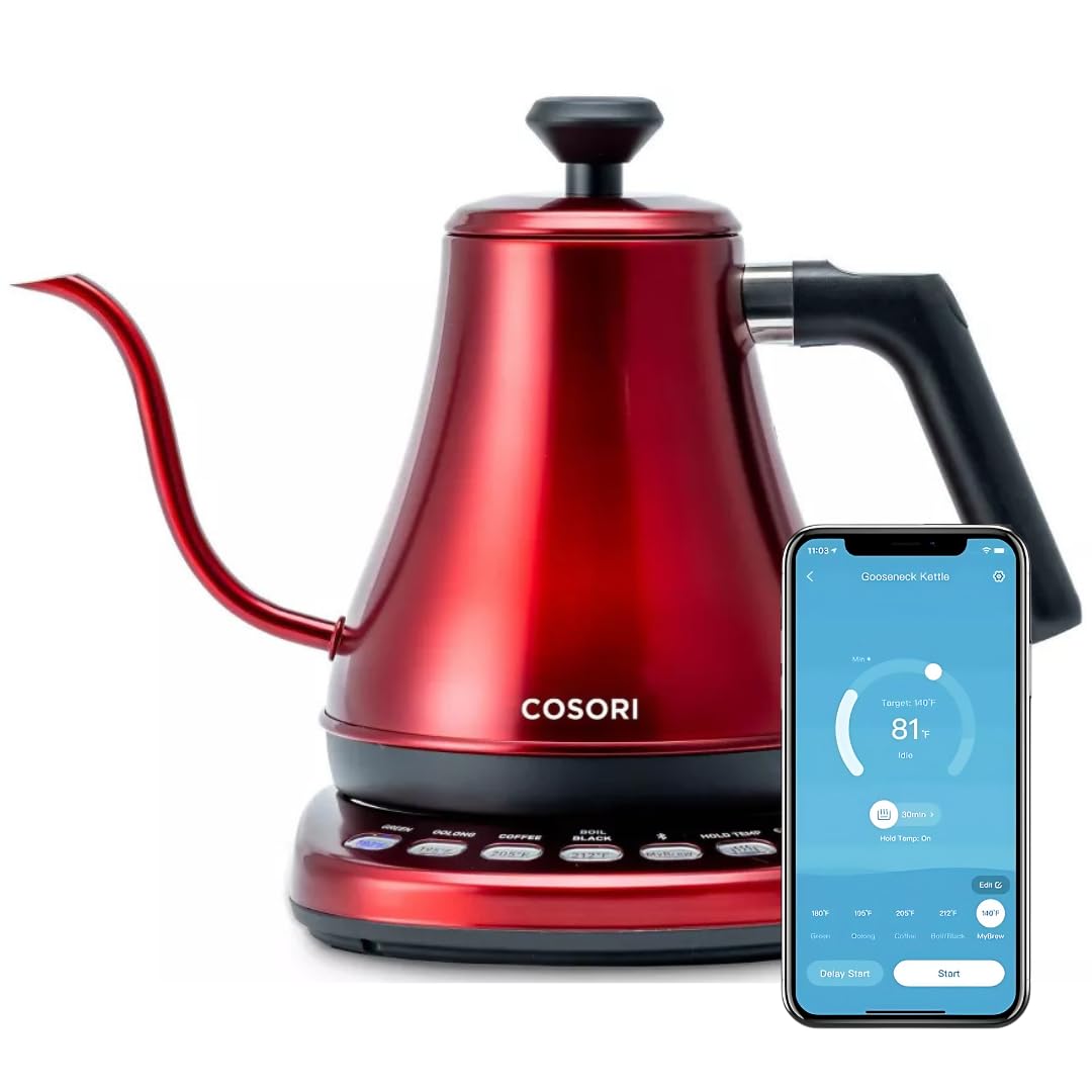 Amazon | COSORI スマートグースネックケトル 電気ポット ティー