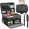 Extra Large Golf Trunk Organizer, Golf Gifts for Men Golfers, 20″x 14″x 10″ 2 Layer Golf Trunk Organizer for Car, Water-resistant with Ventilated Compartment for 2 Pair Shoes and More Golf Accessories