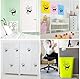BOBOZHONG Sticker Lustiger Aufkleber,8 Stück Smile de Toilette WC Aufkleber,DIY Badezimmer Wandtattoo Sticker,Sticker Toilette Abnehmbare Aufkleber für Badezimmer,Wandaufkleber Dekor 24x18cm