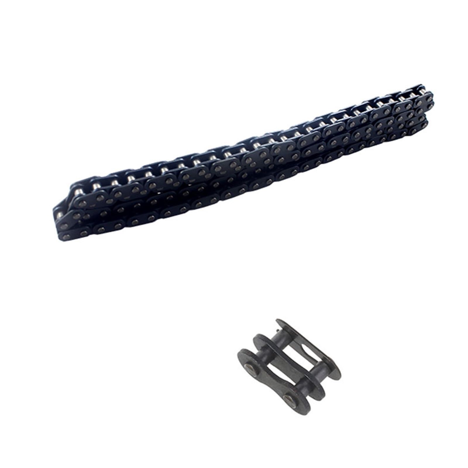 Cadena T8F de 136 eslabones para solucionar tirones en minimotos de 47cc