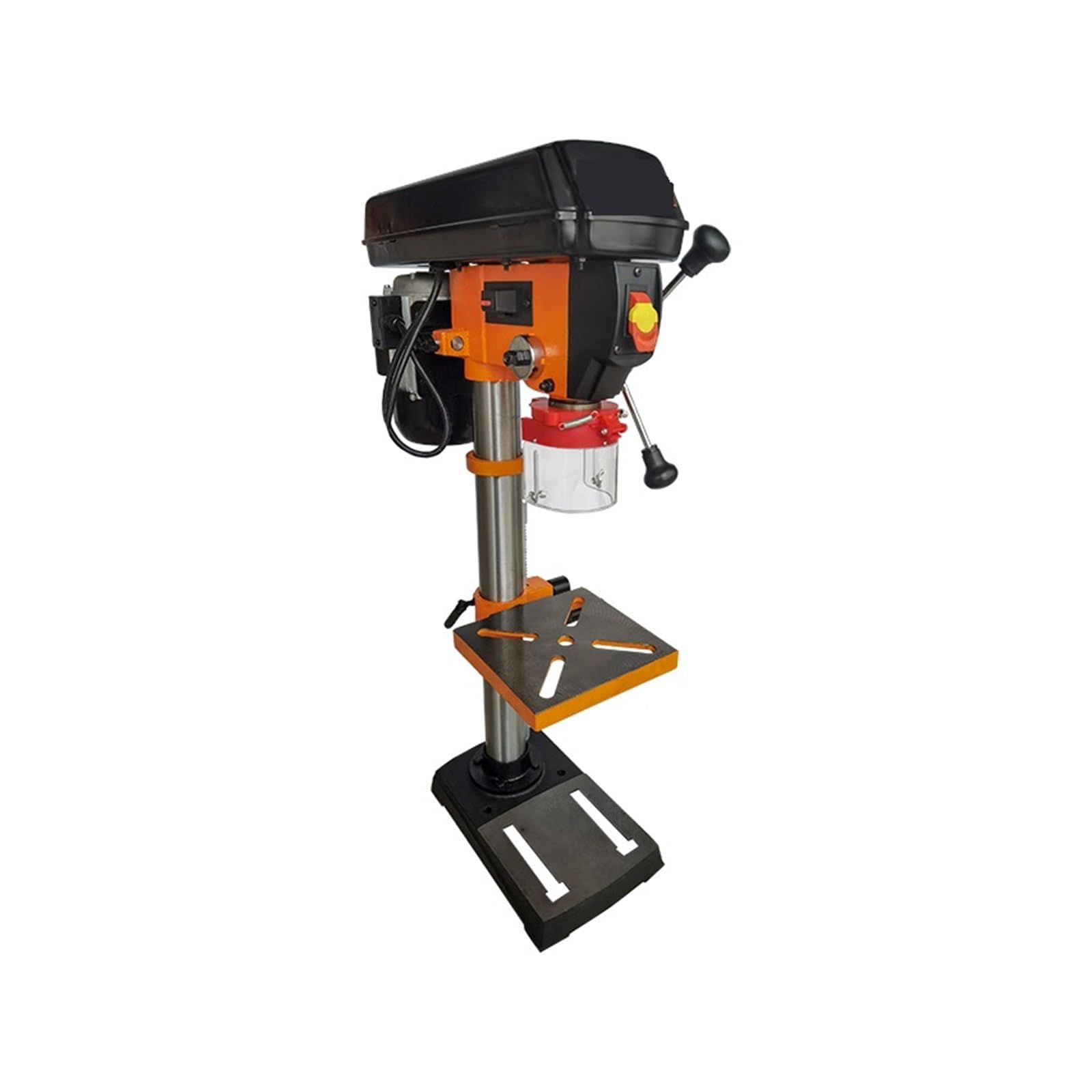 DP25016B Trapano A Colonna da Banco Professionale A 12 velocità da 550 W, Trapano A Colonna da Banco con Tavolo da Lavoro Smussato