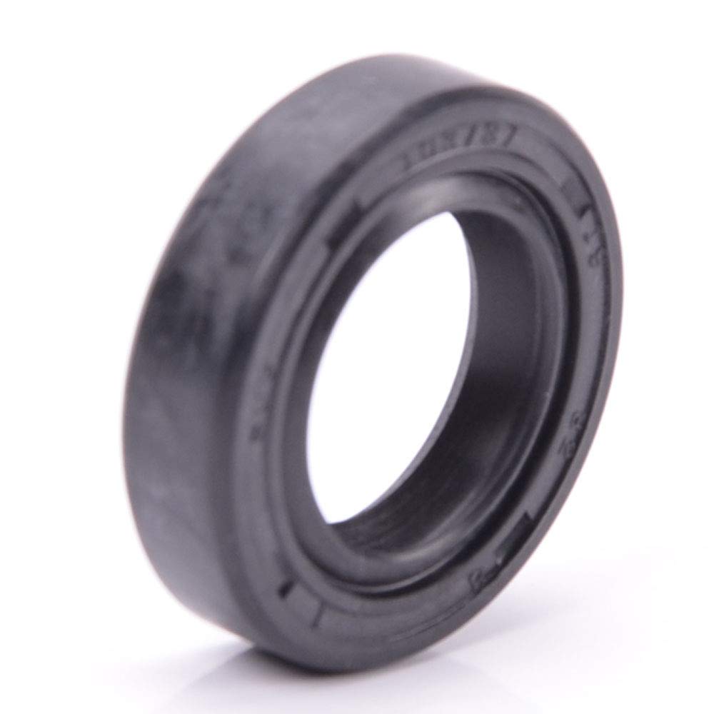 EAI Oil Seal 12mm X 19mm X 5mm TC Double Lip W/Spring. Metal Case W/Nitrile Rubber Coating - View #2