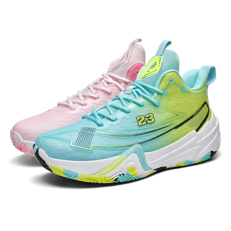 Basketball Shoes for Women and Men, Lightweight Non Slip Outdoor Sports Fashion Sneakers