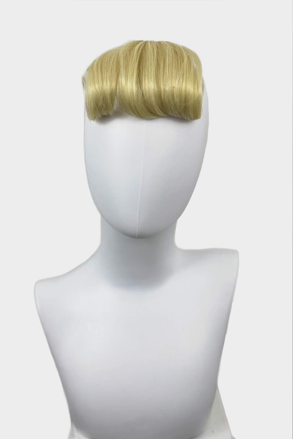 Frange postiche Victory Roll 1950 volume sans couper cheveux - 8