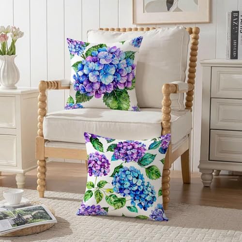 Housse coussin 60x60cm en velours violet de qualité supérieure D665 - 4