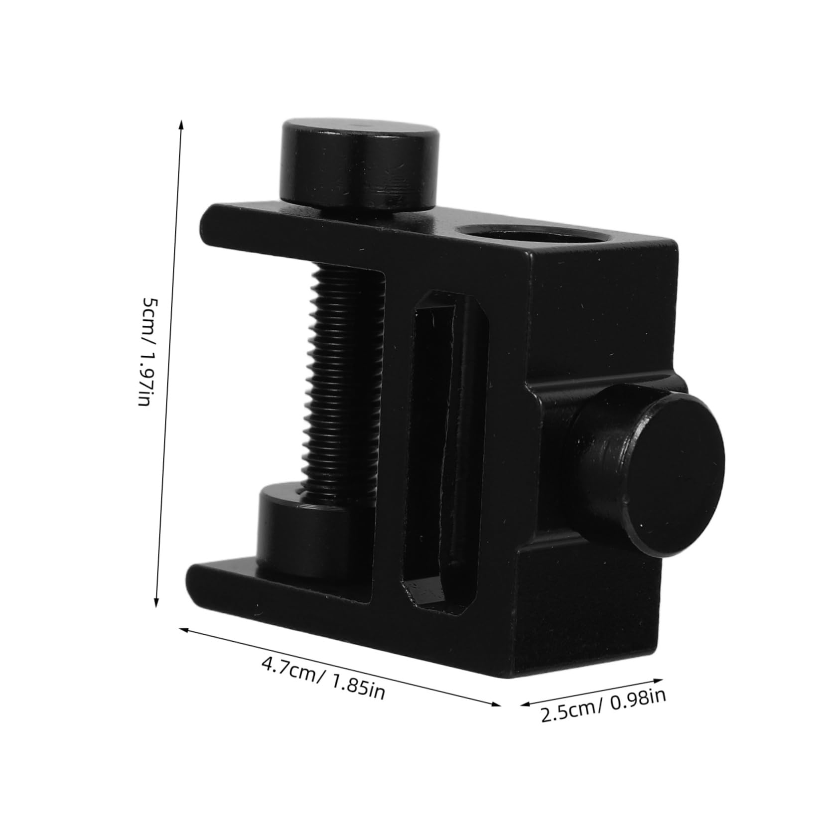 GANAZONO Aluminum Alloy Lamp Mount Clamp Lights Secure Outdoor Lamp Holder for Camping Desk and Streaming