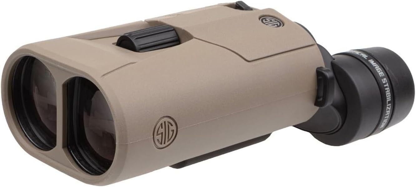 Zulu6 FDE HDX OIS 20X42mm Waterproof Fog-Proof Portable Roof Prism Binocular with Image Stabilization (SOZ6WP20)