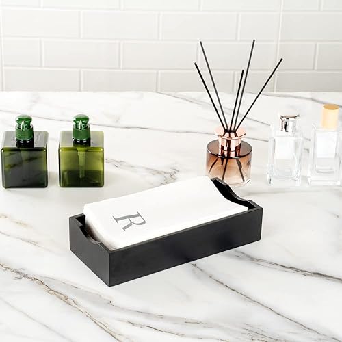 Miniatura 52 de Luxenap - Toallas de invitados de 15.8 x 7.9 pulgadas, 50 toallas de mano con letras plateadas, letra "P", fuente Sans Serif, servilletas de papel