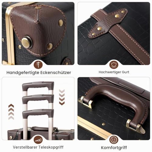 Urecity Aluminum Frame Luggage Set