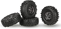 Vista 8 de Goolsky 4 neumáticos AUSTAR AX-4020C de 1.9 pulgadas 4.331 in 1/10 Rock Crawler con borde de rueda Beadlock para D90 SCX10 AXIAL RC4WD TF2 RC Car