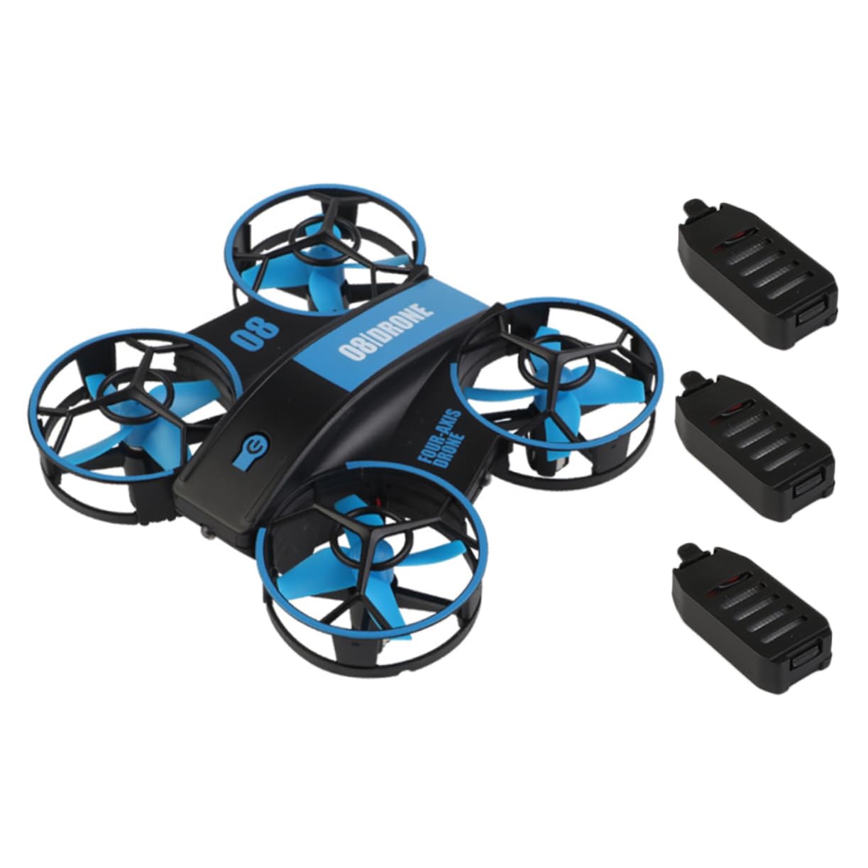 Abaodam Mini Drone Telecomandato Rc Quadcopter Luci Led, Batteria Integrata 3.7v 300mah, Resistente Agli Urti, Materiale Abs, per Giochi al Chiuso e All'aperto