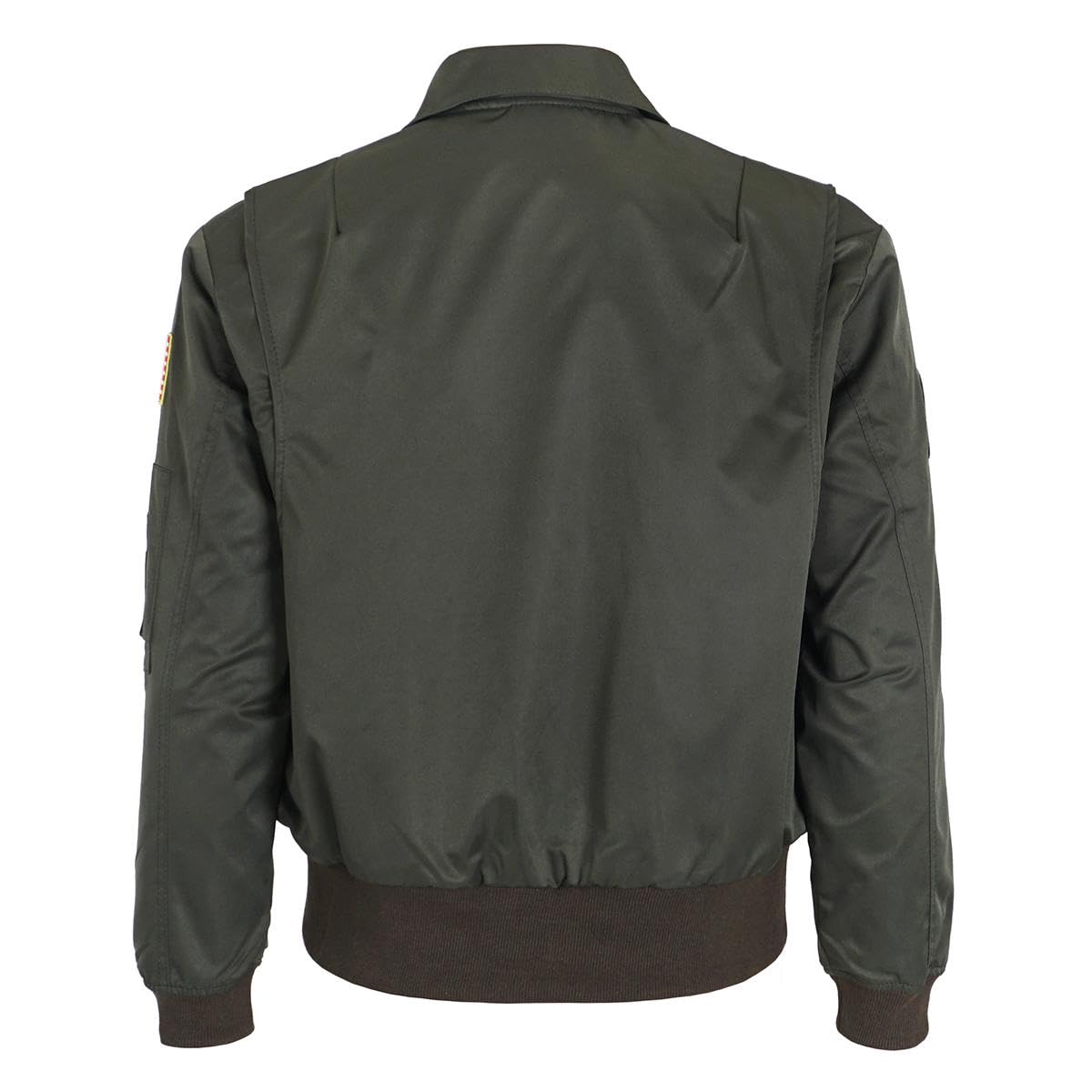 CoolChange Fliegerjacke im Pilotenstil – Bomberjacke von Maverick mit Patches & Namensschildern | S–XXL