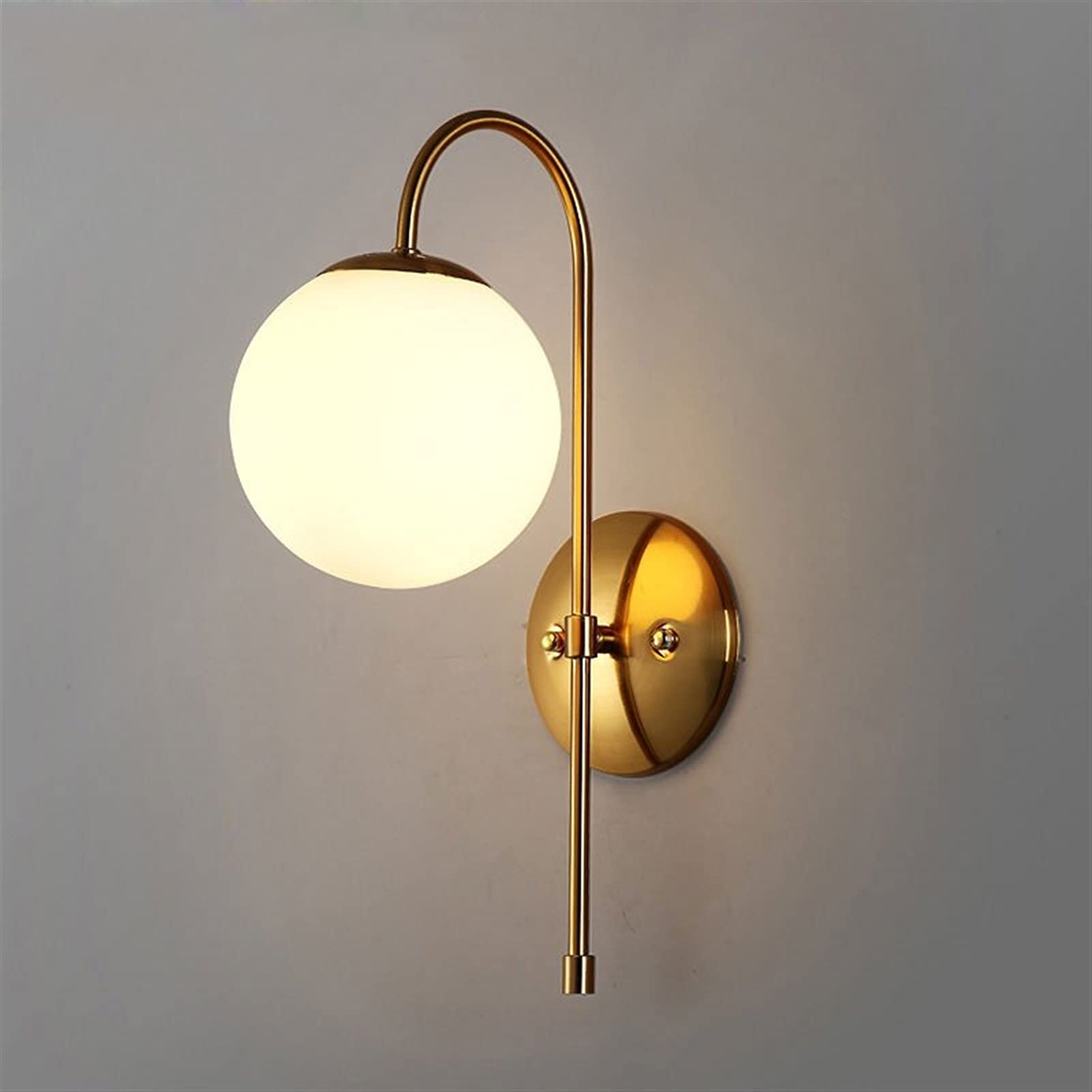 Applique murale LED chambre à coucher luminaire cuivre moderne