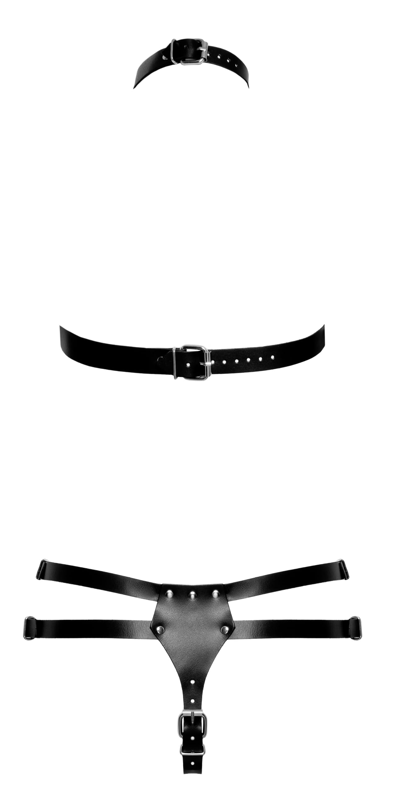 Zado Bondage-Set, Schwarz, L/XL