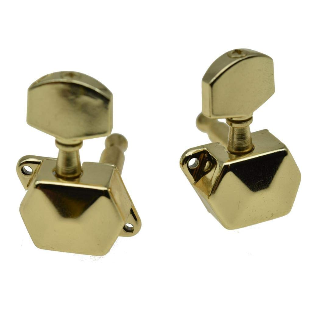 Set 6 Accordatori Inline Per Chitarra - Tuning Pegs Bloccanti, Colore
