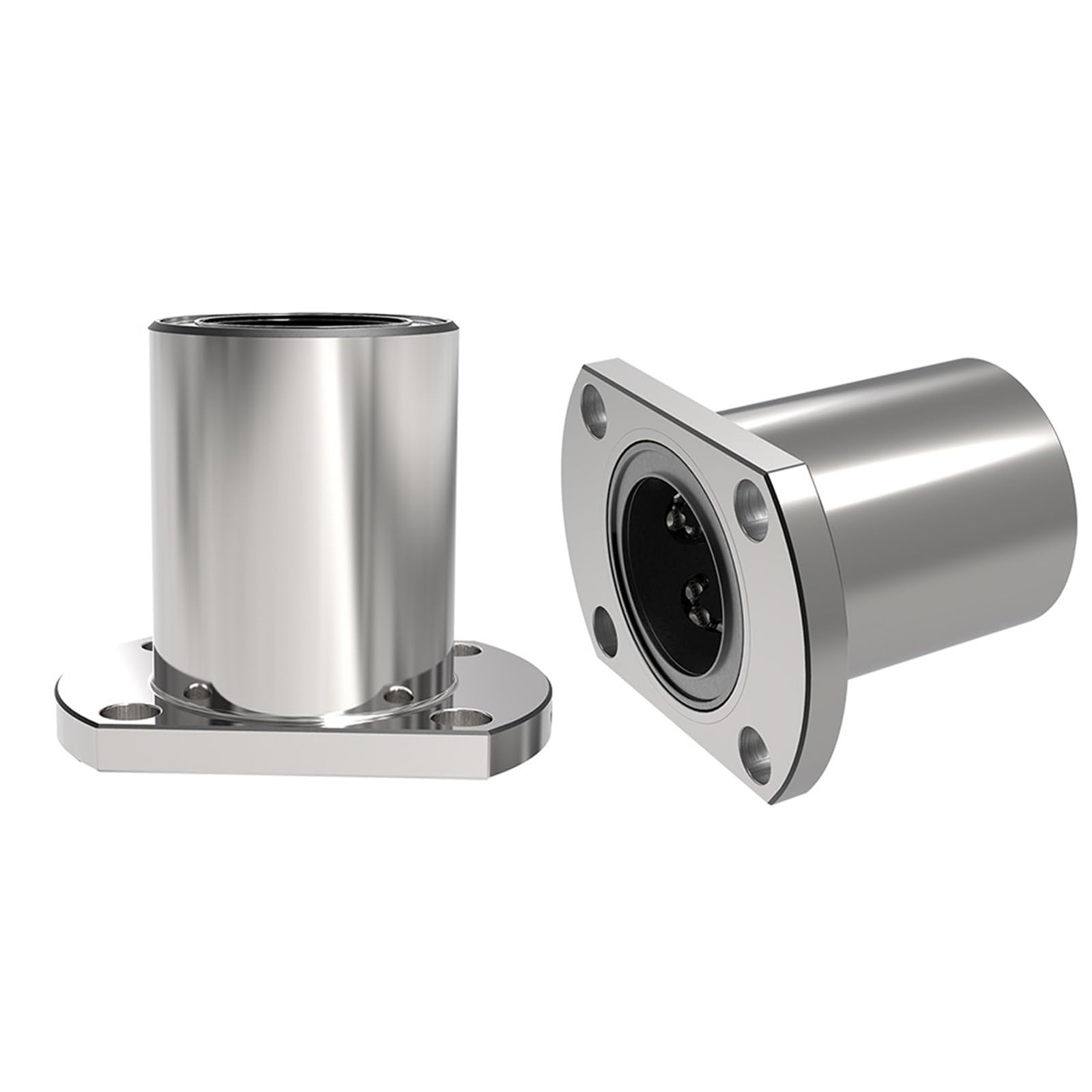 Rodamiento lineal LMH20UU con brida ovalada de dos lados para ejes de 20mm 7
