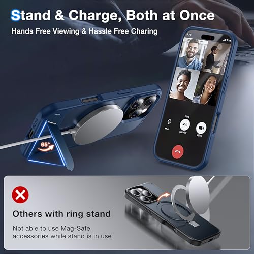 Coque antichoc iPhone 16 Pro à béquille intégrée et MagSafe - 3