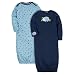 Gerber Baby Boys 2-Pack Gown, Hedgehog, 0-6 Months