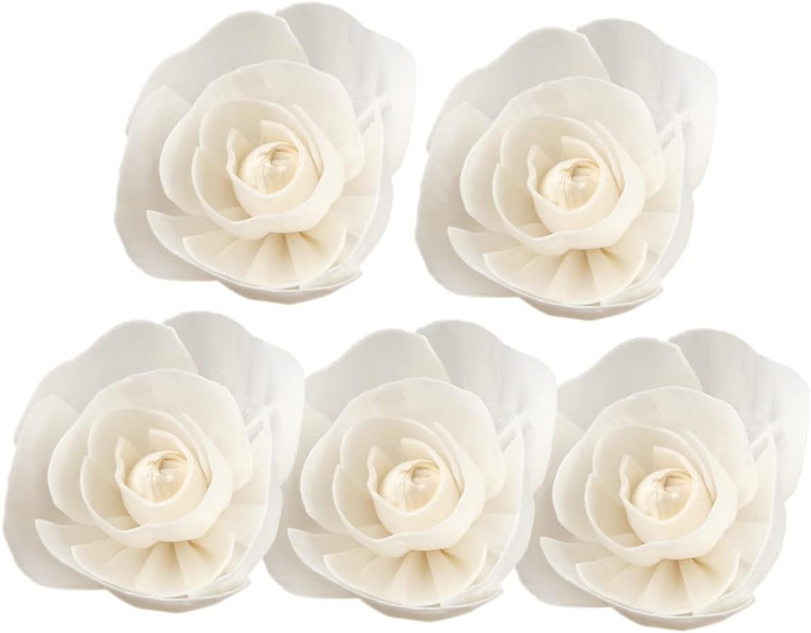 Healifty 5Pcs Rattan Aroma Diffuser Sticks Replaceable Fragrance Refill for Essential Oil Diffusers Beautiful Home Decor Control Fragrance Strength and Volatilization Speed